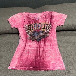 Sinful by Affliction T-shirt size medium